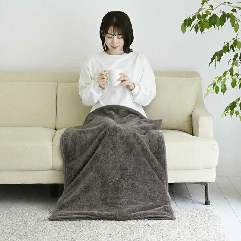送料無料 ♥ 未開梱 ヤマゼン 消臭すっぽり毛布 本体丸洗い コントローラー付き ハーフサイズ | ひざ掛け YHK-SP61