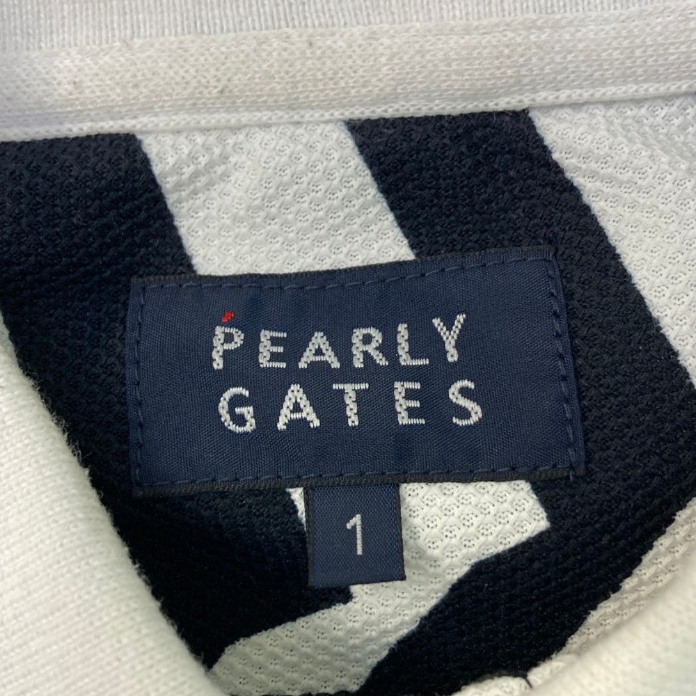 サイズ：1 PEARLY GATES パーリーゲイツ  半袖ワンピース 総柄 ホワイト系 [240101433640] ゴルフウェア レディース ストスト サイズ：1 PEARLY GATES パーリーゲイツ 半袖ワンピース 総柄
