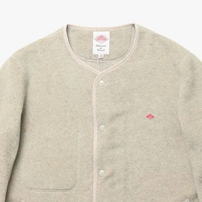 DANTON ベージュ フリース ジャケット