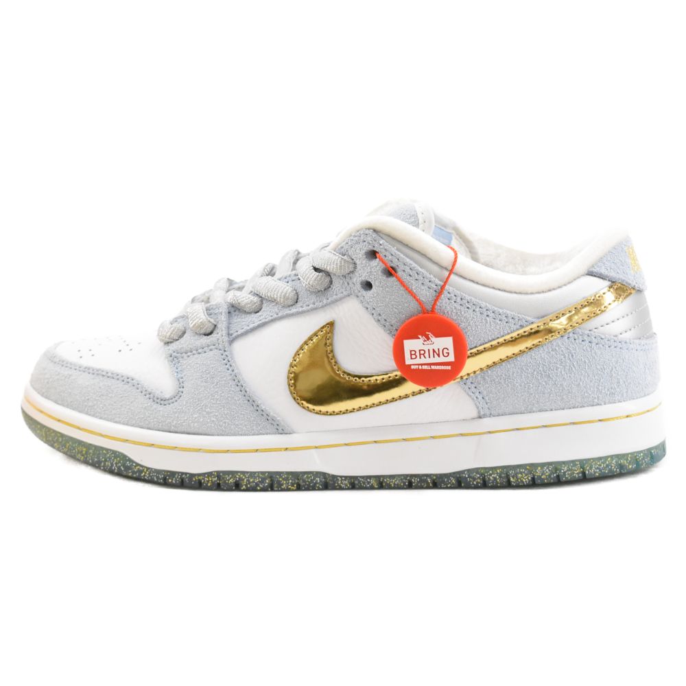 NIKE SB (ナイキエスビー) DUNK LOW SEAN CLIVER DC9936-100 ダンク ショーンクライバー ローカットスニーカー  ホワイト/ブルー US8.5/26.5cm - メルカリ