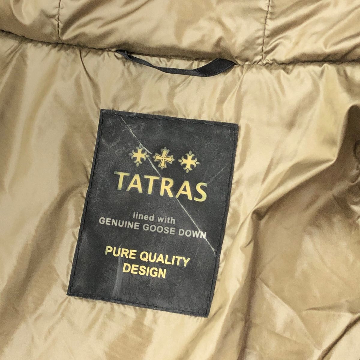TATRAS タトラス ダウンコート サイズ:02 LTA16A4399 ゴールドカラー 