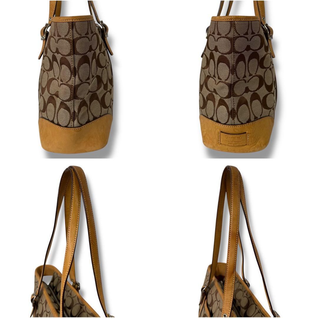美品】COACH コーチ 6335 トートバッグ ショルダー 肩掛け かばん 鞄 