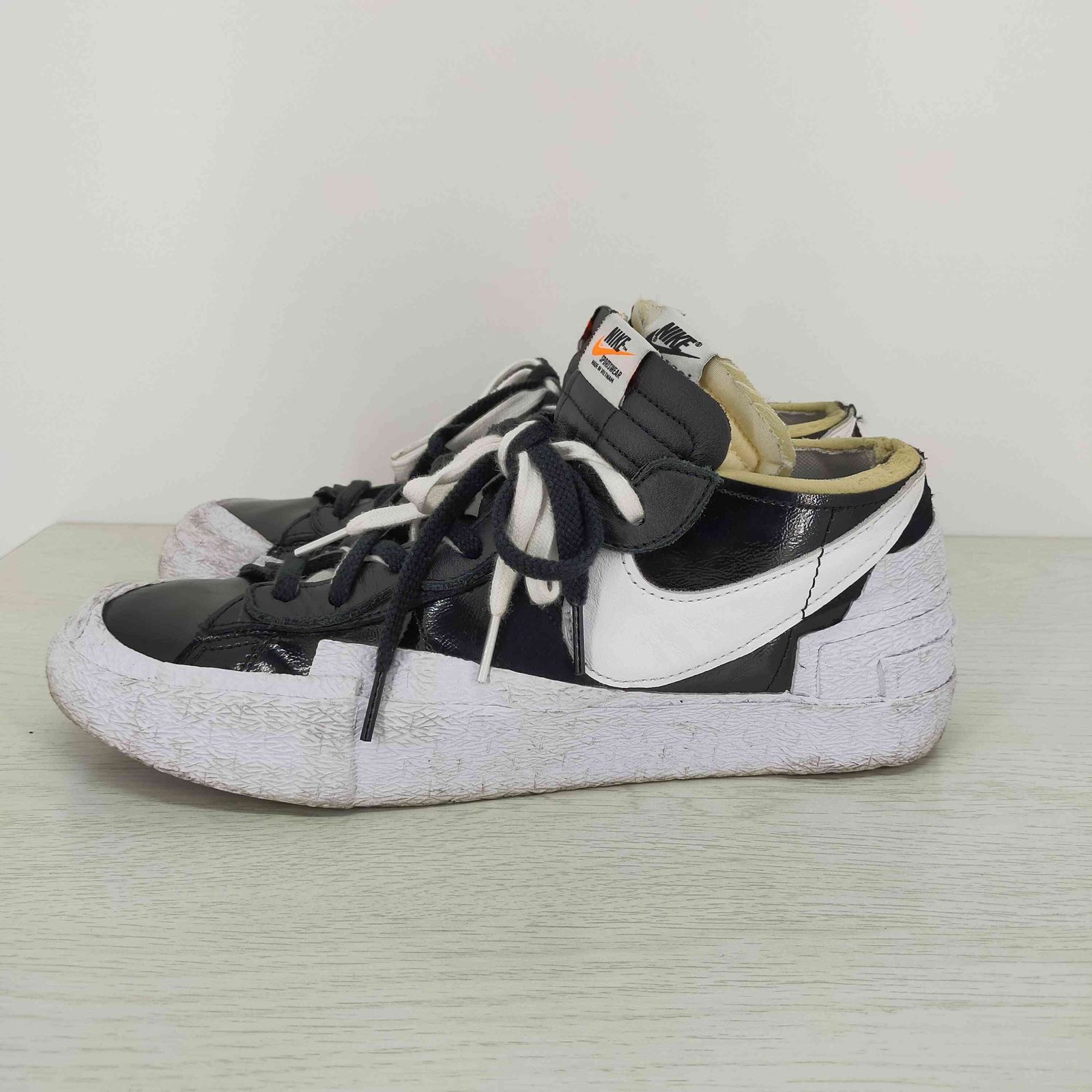 ナイキ NIKE Blazer Low Black Patent Leather メンズ JPN：29
