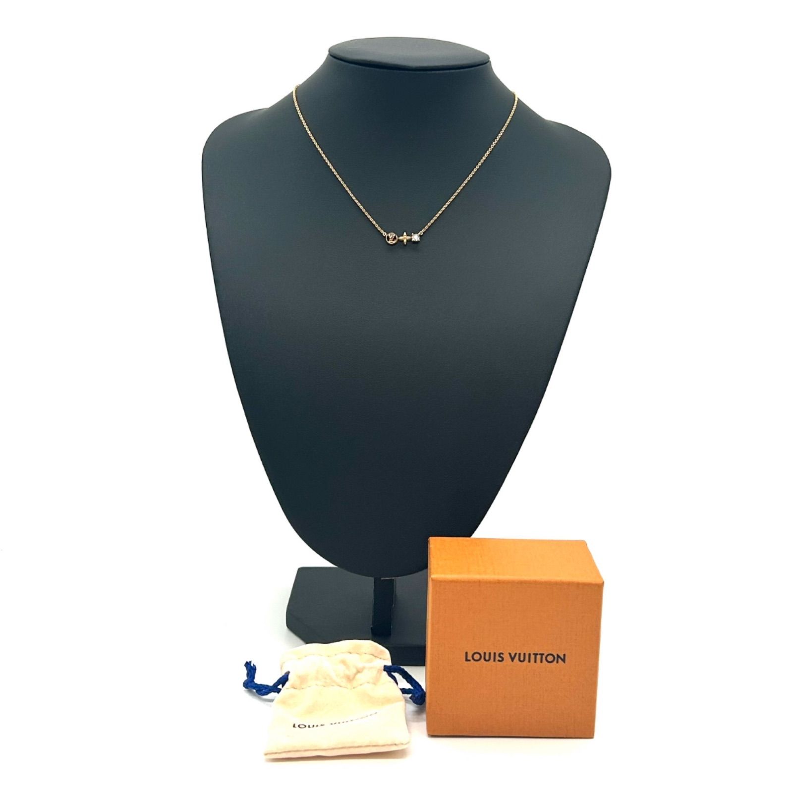 LOUIS VUITTON ルイヴィトン ネックレス ゴールド M00368 コリエ