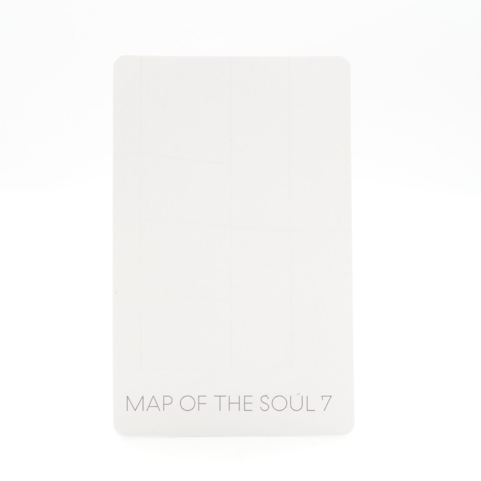 BTS ジョングク　トレカ　MAP OF THE SOUL フォトカード ジョングク トレカMAP OF THE SOUL 7