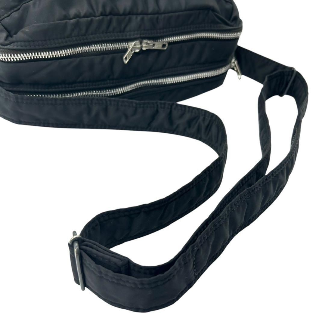 極美品】POTER ポーター タンカー ショルダーバッグ 2層式 ブラック