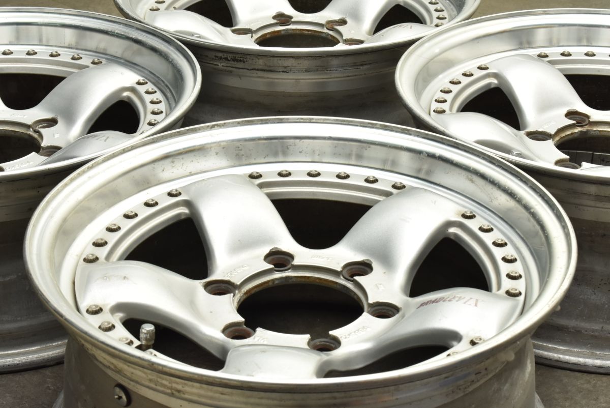 2ピースホイール 4×4エンジニアリング ブラッドレー IX 16in 7J 15 4本 ランドクルーザー プラド ハイラックス サーフ パジェロ