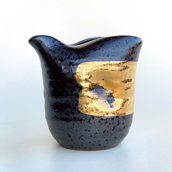陶器の瓶 2つ、おちょこのセット 徳利 お猪口 セット （美濃焼 幸泉窯 徳利 おちょこ セット