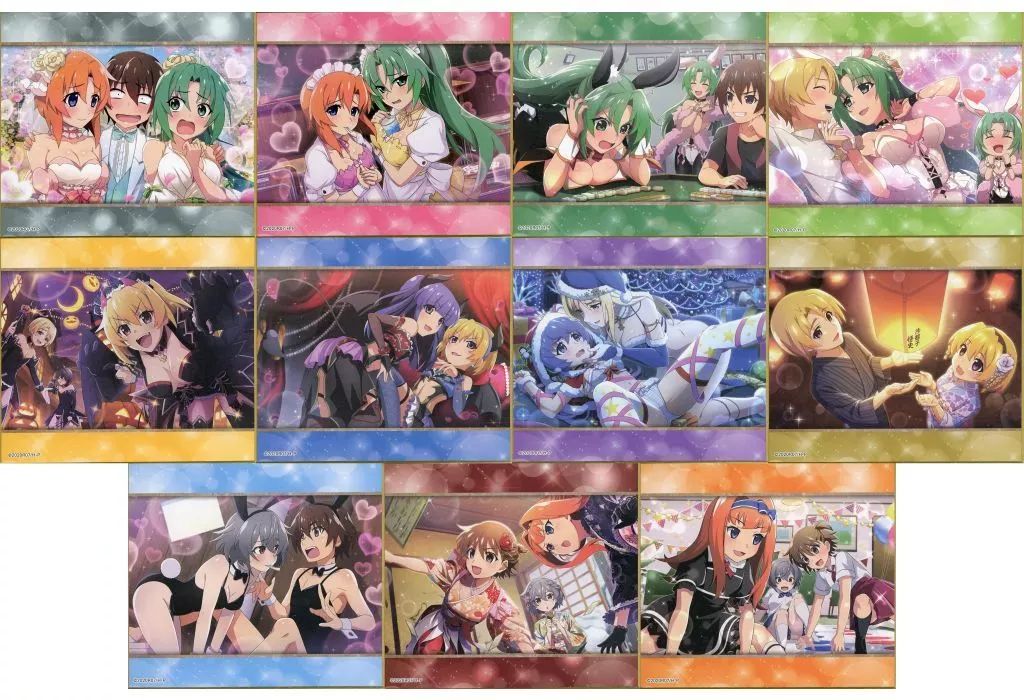 中古】紙製品 全11種セット 色紙コレクション 「ひぐらしのなく