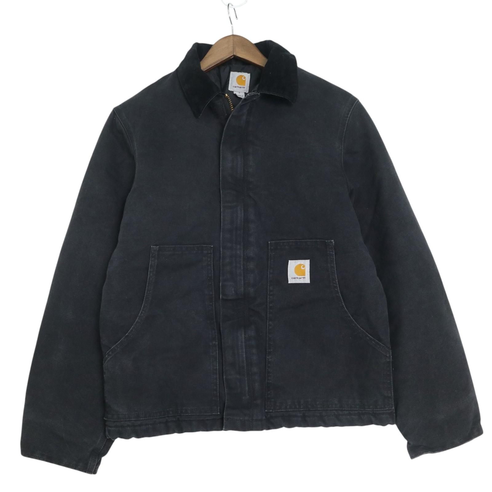 00年代 Carhartt カーハート トラディショナルジャケット ワーク ブラック (メンズ S)  古着 A4446
