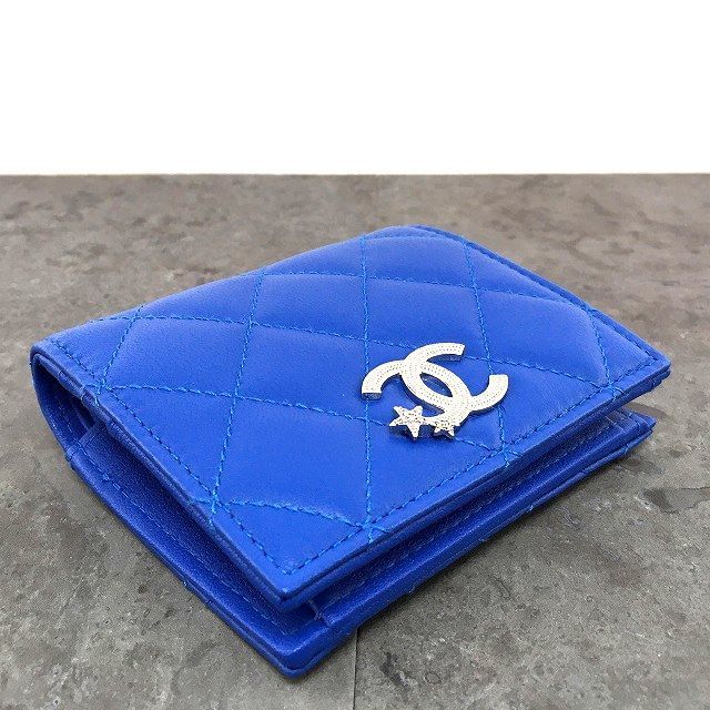 141 送料込み！ 未使用品 CHANEL コンパクトウォレット スターココ  