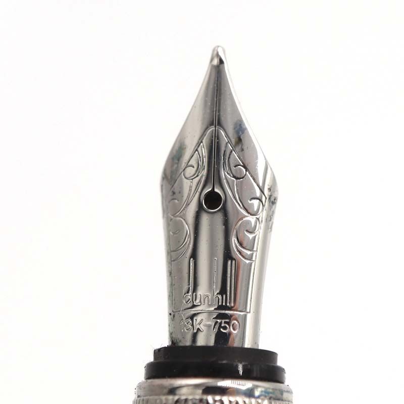 Dunhill ダンヒル 万年筆 18K 750 文房具 筆記用具 筆記未 箱有 eco1411