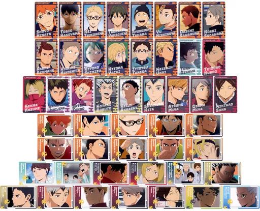 中古】キャラカード 全48種セット 「ハイキュー!! TO THE TOP