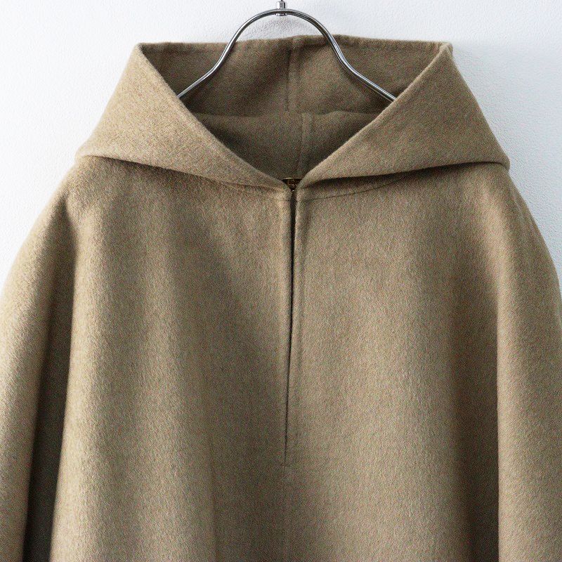 2020AW ドゥーズィエムクラス Deuxieme Classe Victorian ポンチョ F ベージュ ウール コート ロング 2400014611533 GULLKHAN_COM