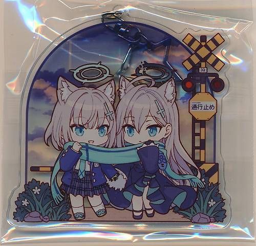 CROWN][ブルアカ シロコ＆シロコ テラー アクリルキーホルダー