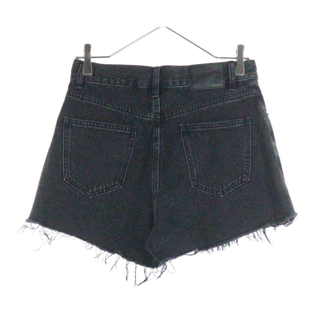 NO BRAND ノーブランド MO-CO. モーアンドコー COTTON IRREGULAR DENIM SHORTS デニムショーツ レディース グレー