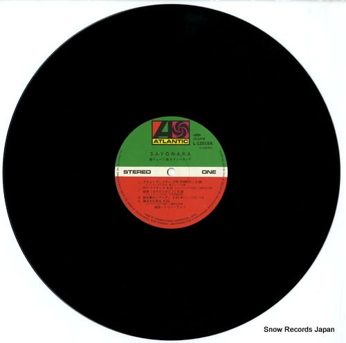 レコード】柳ジョージ＆レイニーウッド sayonara L-12515A