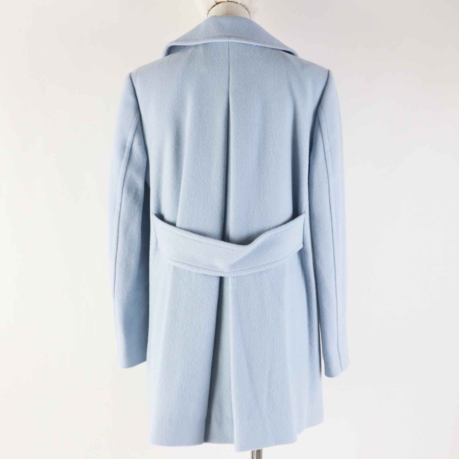 ブルーレーベルクレストブリッジ　ダブル　ウールコート　40　襟着脱　メガチェック 未使用品◎BLUE LABEL CRESTBRIDGE ブルーレーベル クレスト