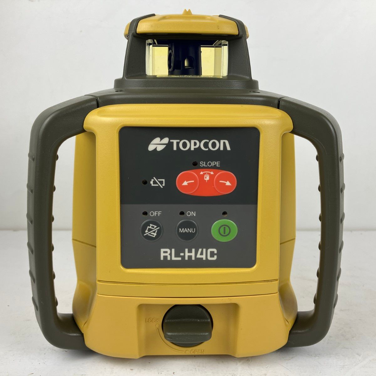 ЗЗTOPCON ローティングレーザー 受光器 三脚 ケース付 校正歴不明 RL-H4C イエロー