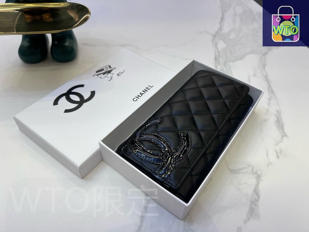 【セレブな高級感♪】CHANEL フラップウォレット クラシック スモール フラップ ウォレット - グレインド