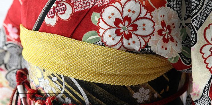 振袖 身長161-176cm 赤 re-002