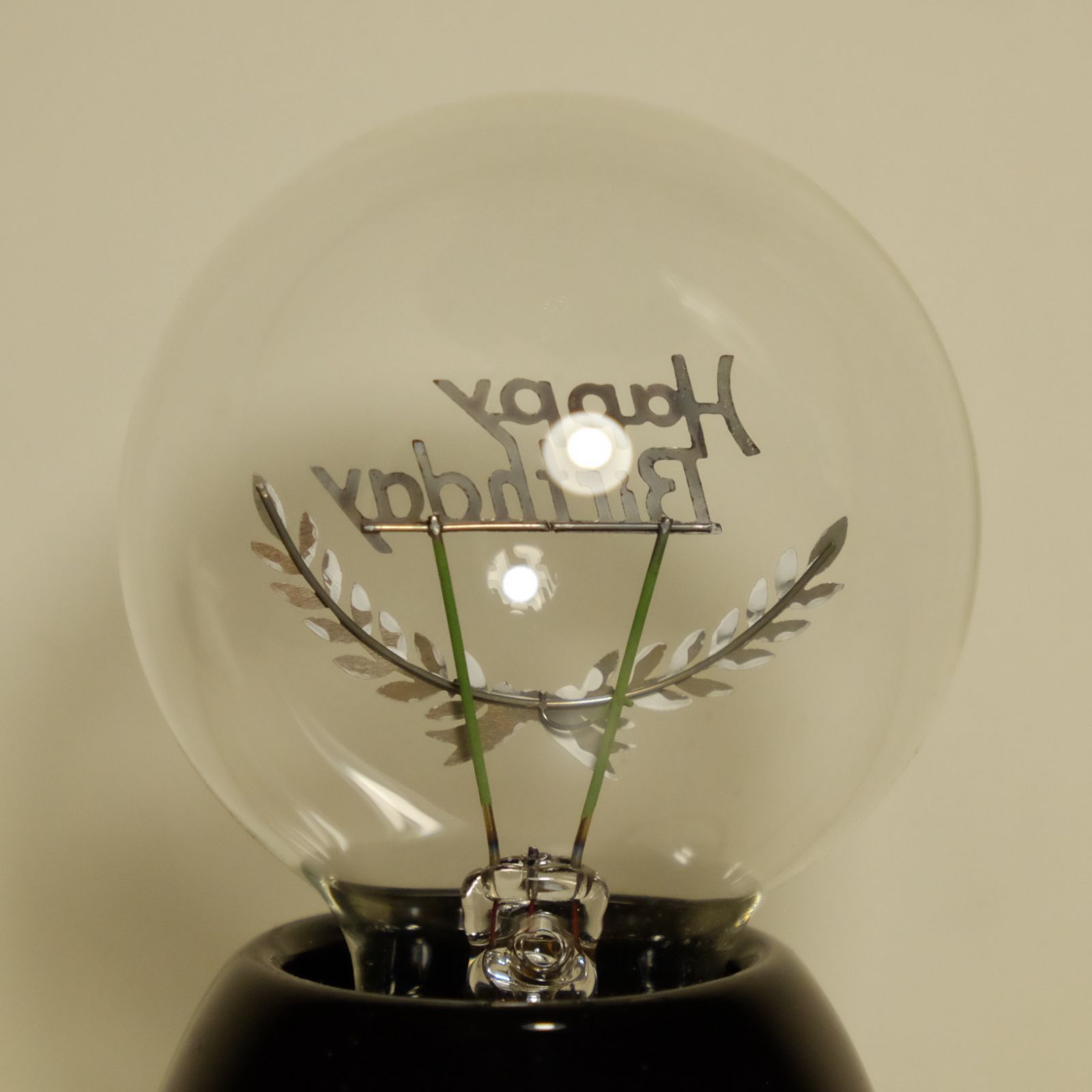 アサヒランプ 旭光電機工業株式会社 チャームランプ Happy Birthday