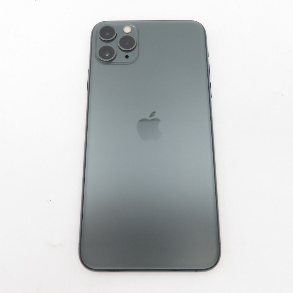 Apple iPhone 11 Pro Max アイフォン イレブン プロ マックス au版 256GB MWHM2J/A ミッドナイトグリーン  6.5型 SIMロックあり 利用制限〇