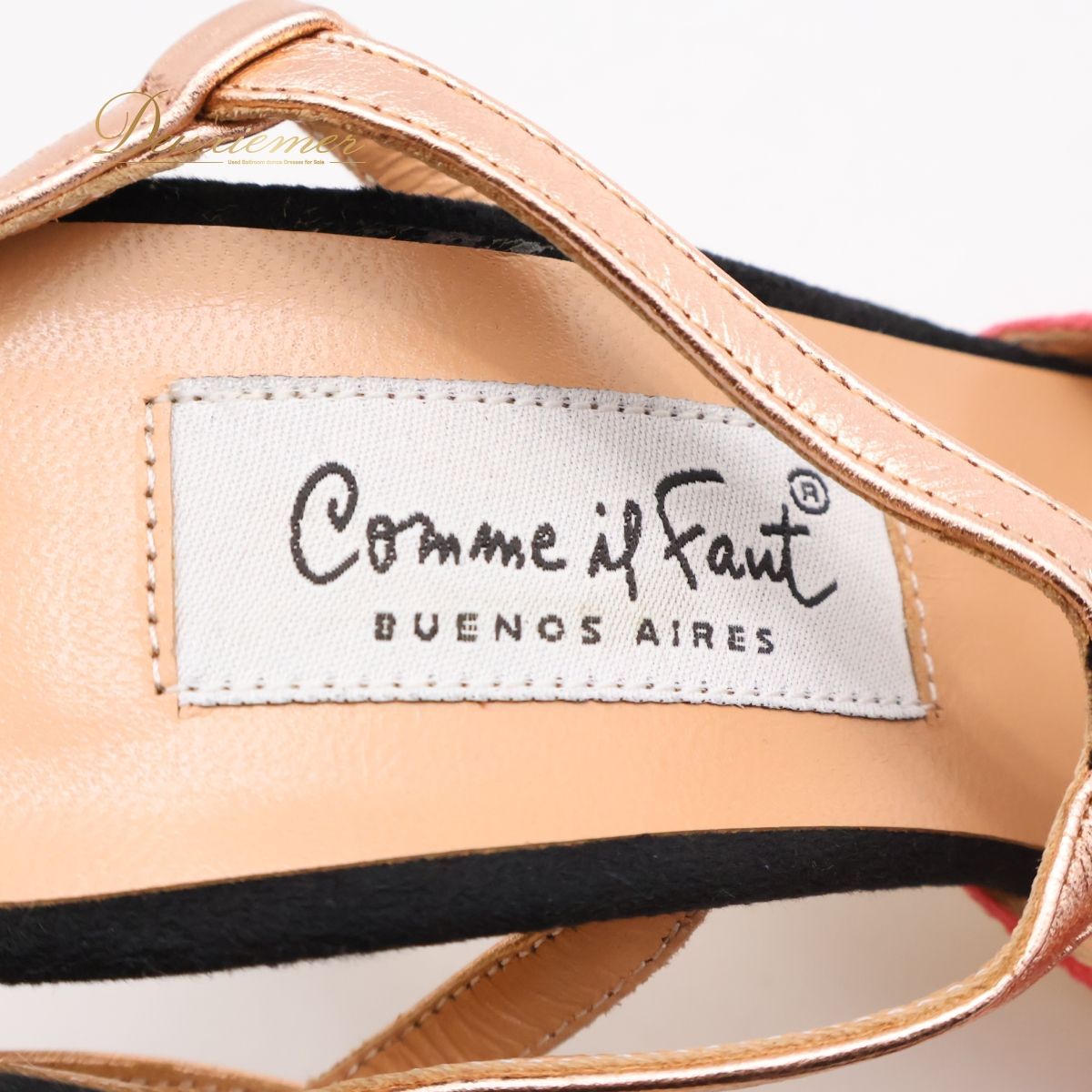 社交ダンス用衣装】サイズ37 Comme il Faut サーモンピンク