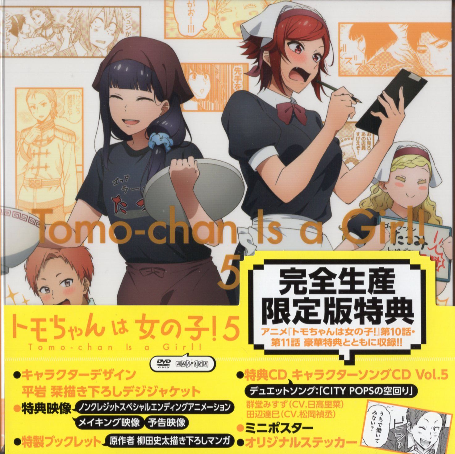 トモちゃんは女の子！dvd版 全巻セット (完全生産限定版) トモちゃんは女の子！／DVD／全巻セット（完全生産限定版・アニ