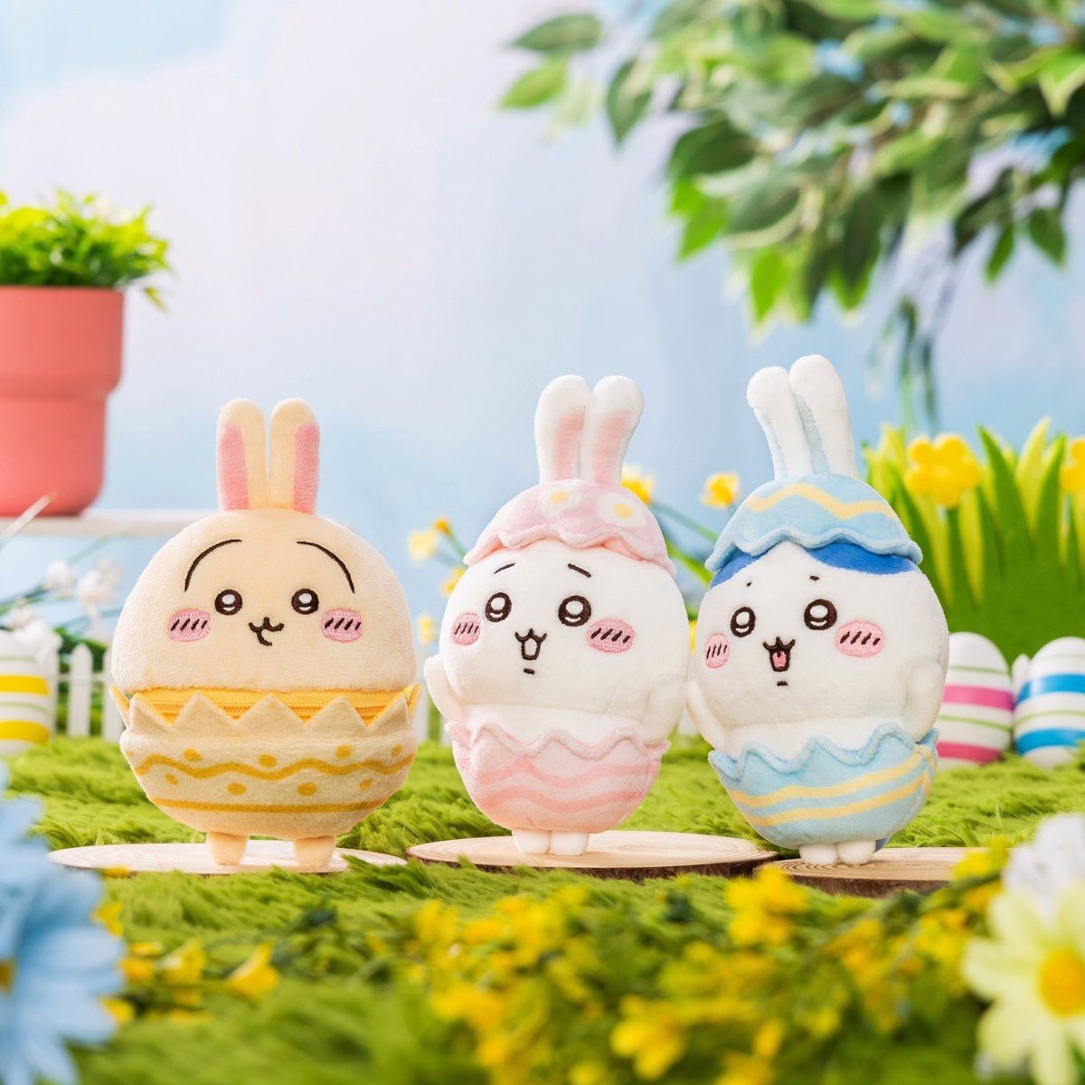 ちいかわらんど そろそろイースターなマスコット ちいかわ ハチワレ 