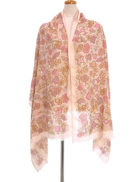 ルイヴィトン LOUIS VUITTON ストール ショール カシミヤ シルク