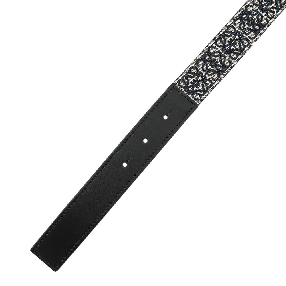 ロエベ べルト アナグラム コットン レザー サイズ75 E619Z26X01 LOEWE  