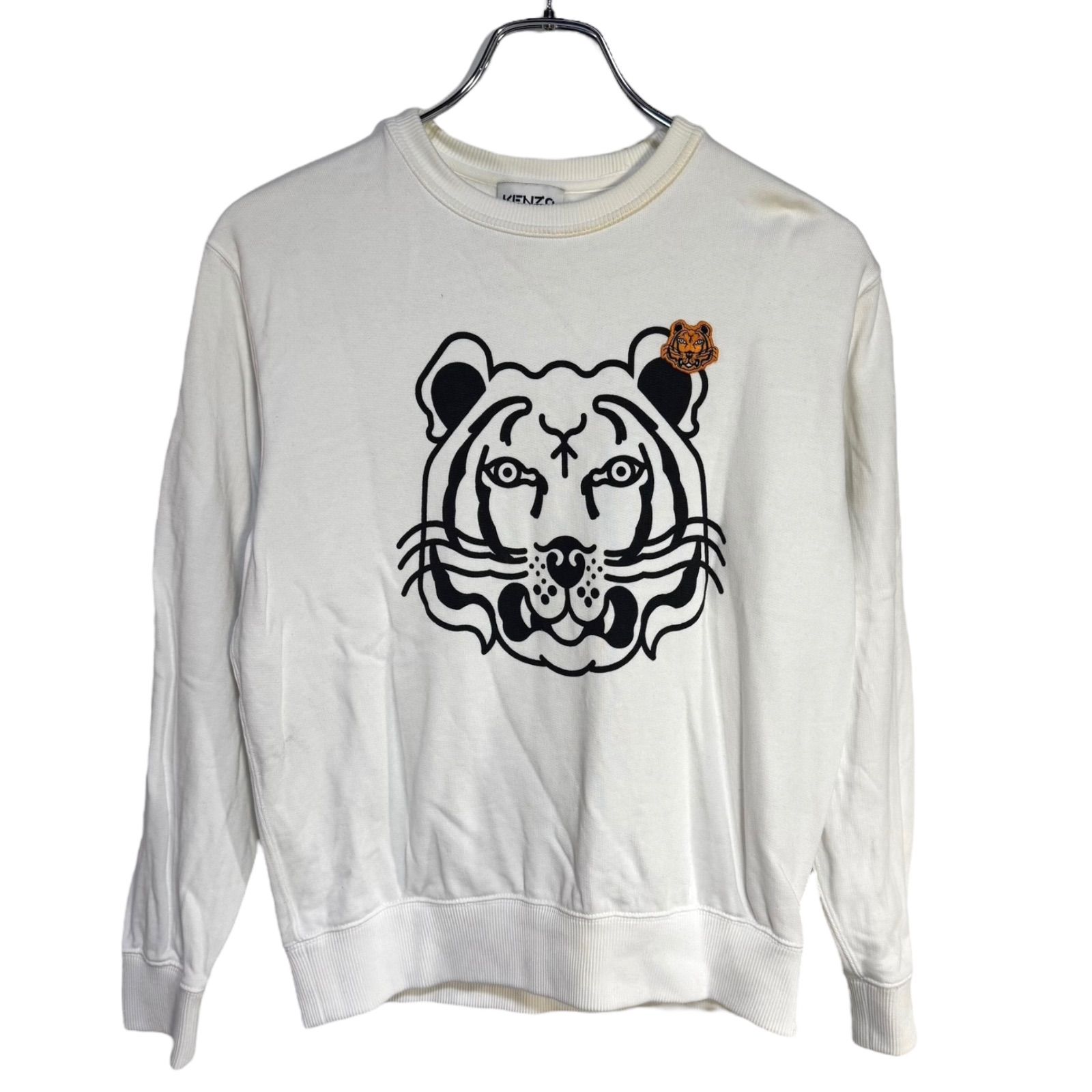 C351 KENZO ケンゾー トレーナー スウェット ホワイト ロゴ