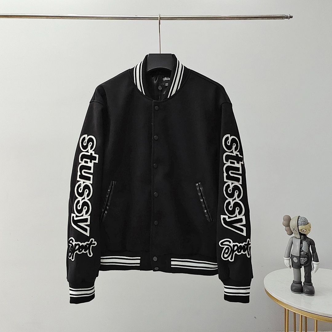 新品 STUSSY VARSITY JACKET COMPETITION バーシティジャケット - メルカリ