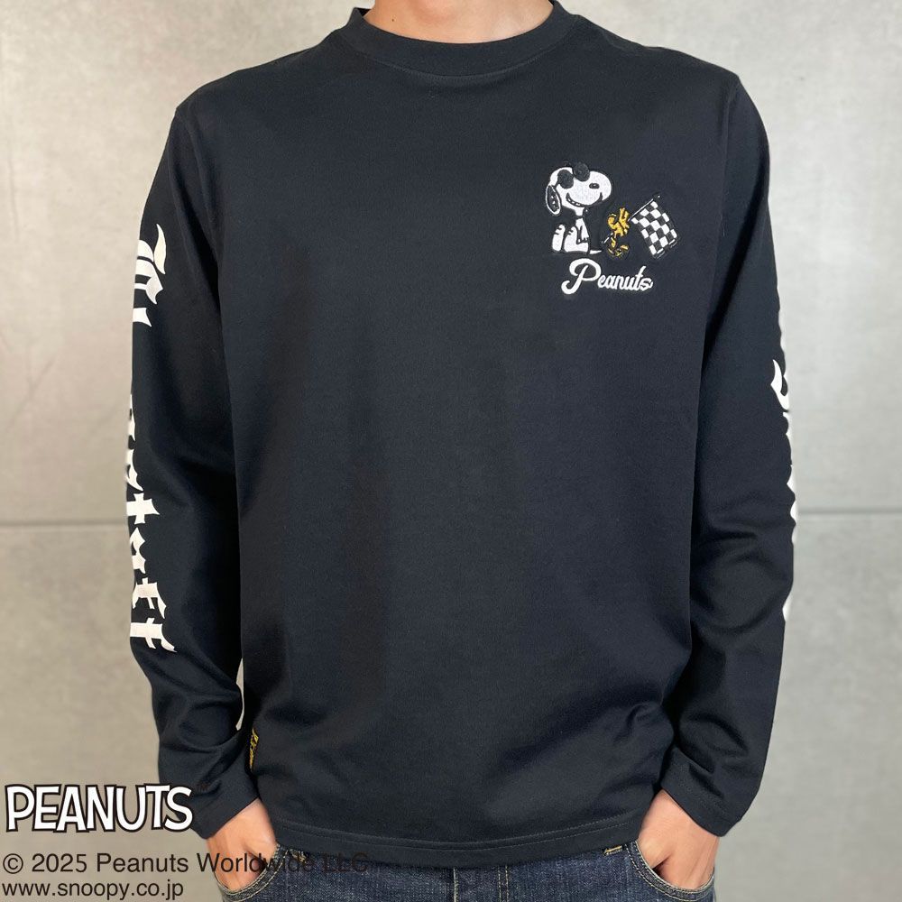 PEANUTS MOTORCYCLES 長袖シャツ スヌーピーXXL 新品未使用 SNOOPY×Flagstaff PEANUTS MOTORCYCLE TEE フラッグスタッフ