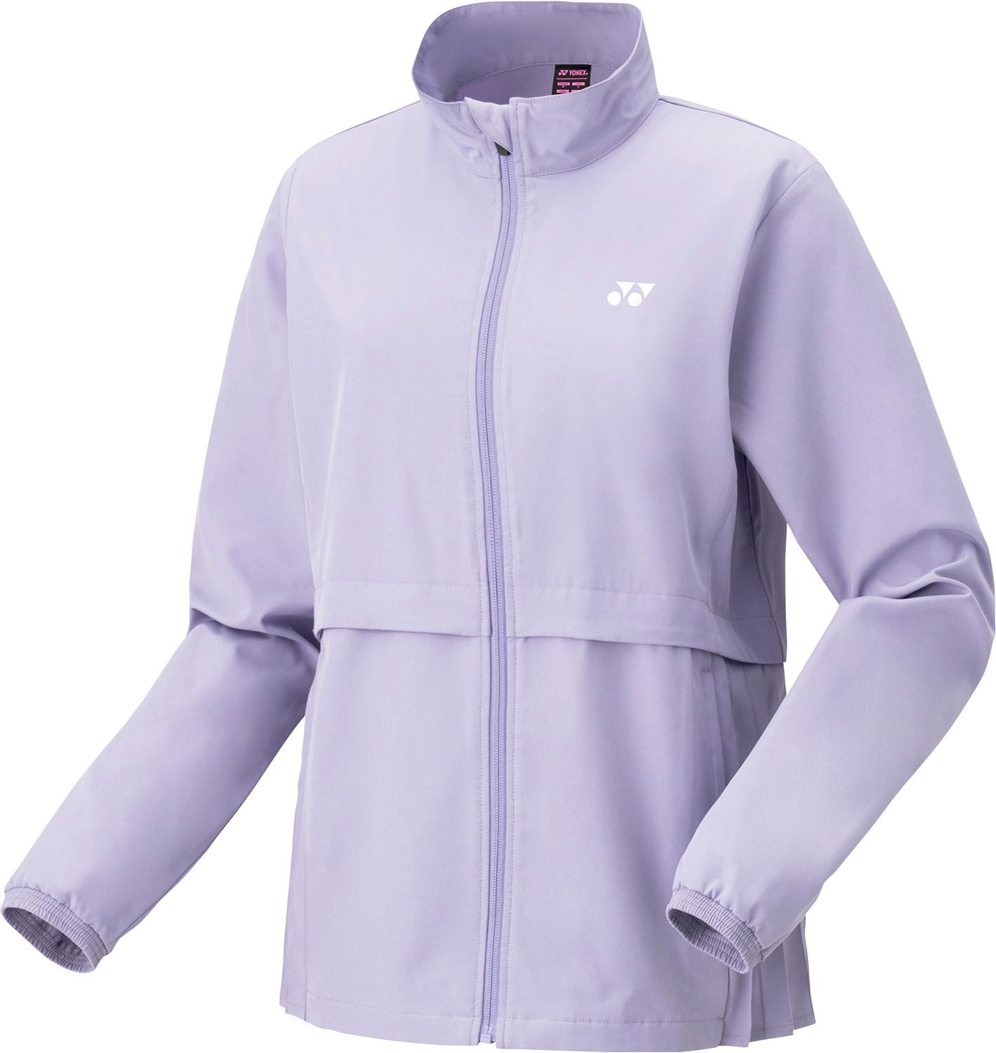 ヨネックス YONEX テニス ウィメンズウォームアップシャツ ジャケット ジャージ アウター トップス 長袖 練習 トレーニング 部活 クラブ 学生 学校 ストレッチ 制電 女性 レディース 57085 510 ペールライラック