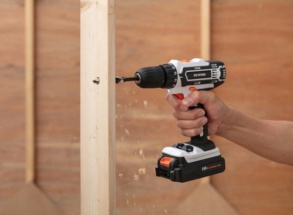 アイリスオーヤマ 工具 DIY 資材 電動工具 充電式ドライバドリル18V 本体のみ
