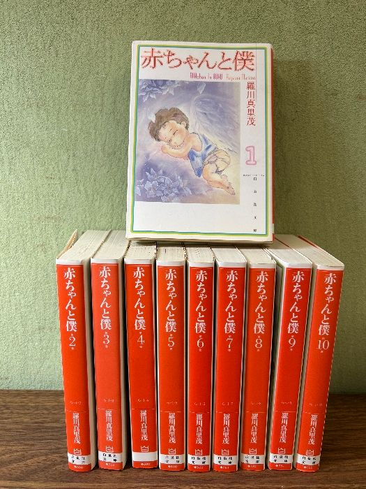 《完結セット 白泉社文庫 赤ちゃんと僕 1巻～10巻 全10巻セット 文庫版 羅川真里茂》現状品