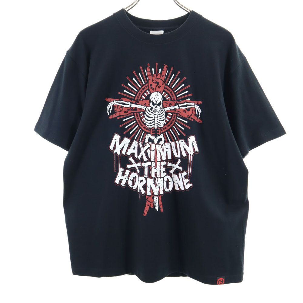 ユナイテッドアスレ マキシマムザホルモン 半袖 Tシャツ L ブラック United Athle メンズ