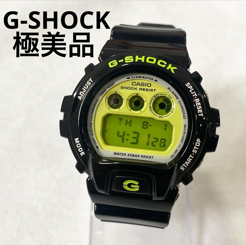 カシオ G-SHOCK DW-6900CCクレイジーカラー グリーン（極美品