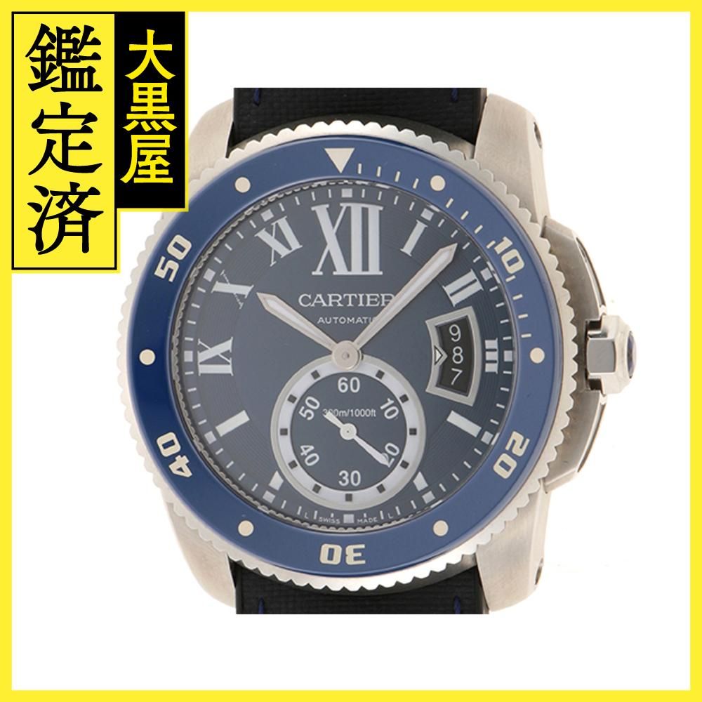 Cartier カルティエ カリブル・ドゥ・カルティエ ダイバー WSCA0010 SS/ラバー 男性用自動巻時計【473】 - メルカリ