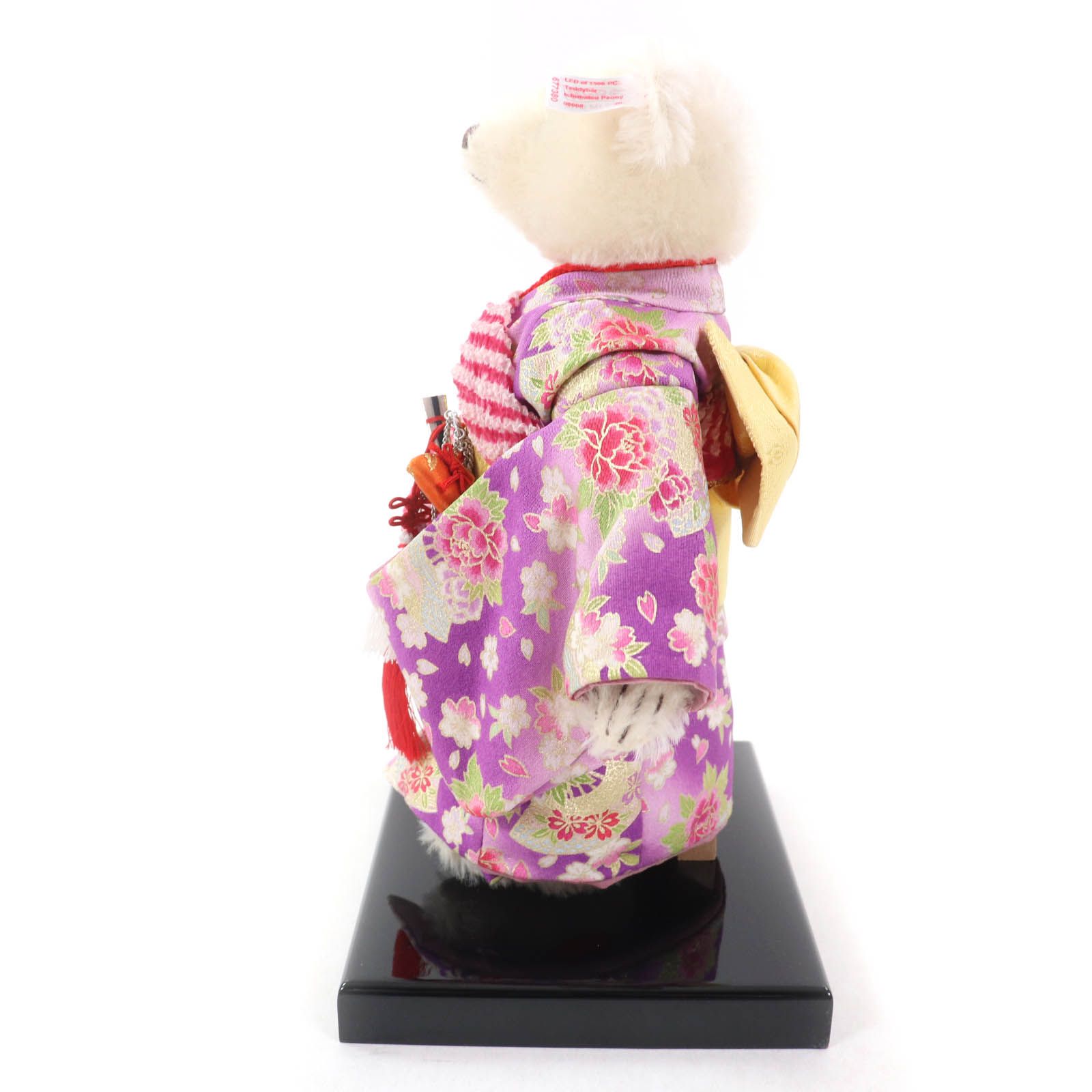 【極美品】Steiff シュタイフ FUJI 2009 限定 テディベア 美品☆Steiff シュタイフ 677380 市松 牡丹 2012年 日本限定