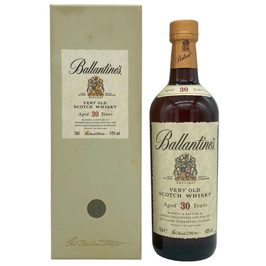 【耀介】バランタイン 30年 ベリーオールド 43％ バランタイン 30年 ベリーオールド 金キャップ 700ml 43%【O1