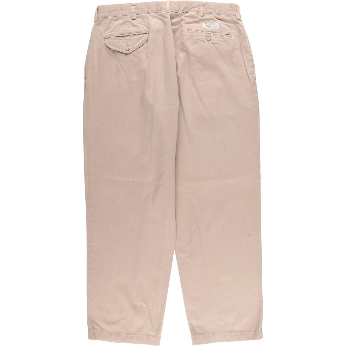 POLOラルフローレン ワイドコーデュロイパンツ チノパンW36L30ブラウン 古着 ラルフローレン Ralph Lauren POLO by Ralph Lauren