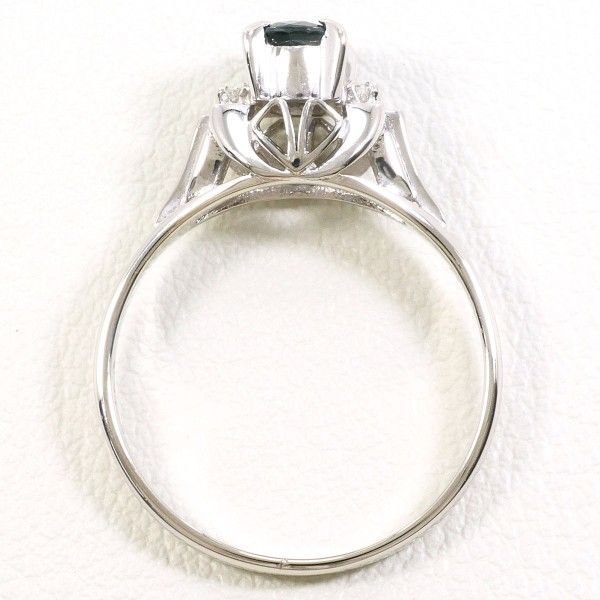 Pm900 リング 指輪 12号 サファイア 0.54 ダイヤ 総重量約3.4g - メルカリ 