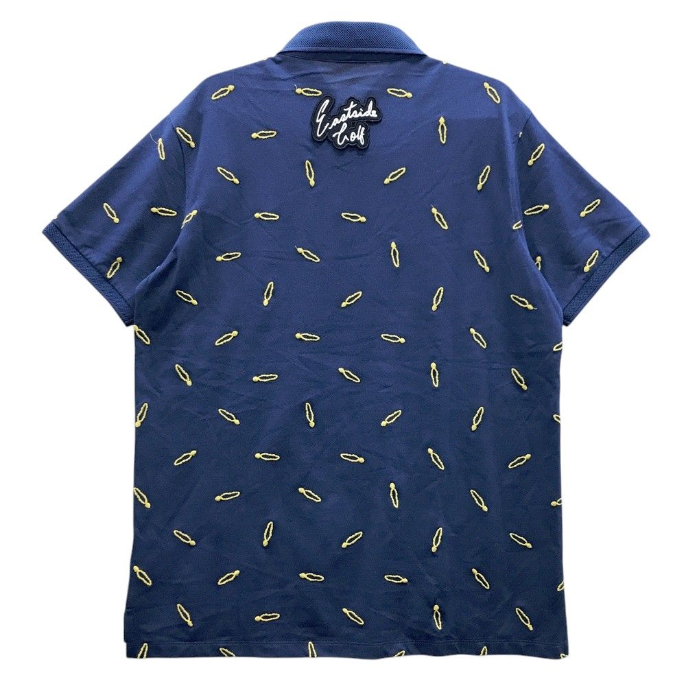 サイズ M EASTSIDEGOLF イーストサイドゴルフ 半袖ポロシャツ ブルー系 240101440268 ゴルフウェア メンズ ストスト