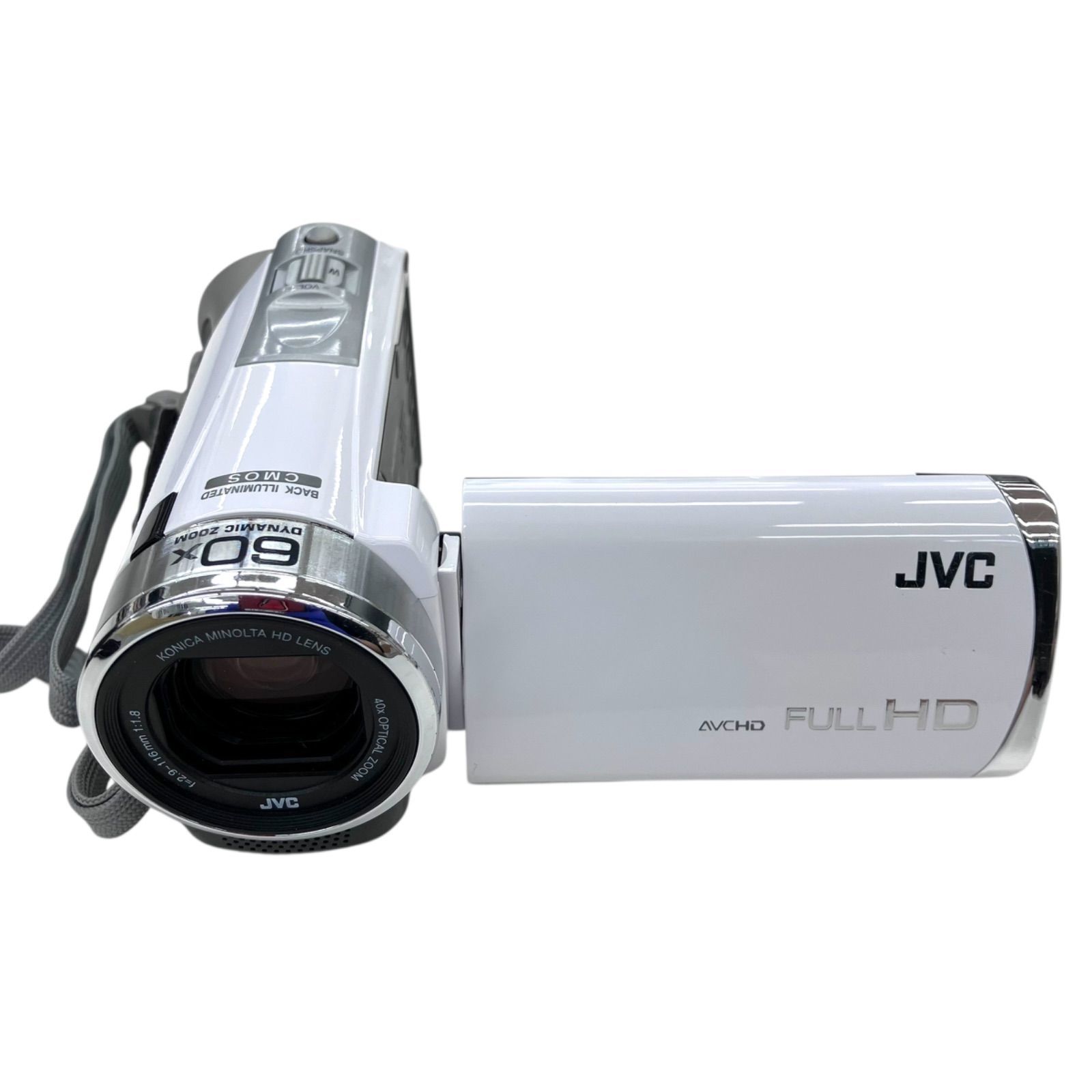 186001 現状品 JVC ジェイブイシー ビデオカメラ GZ-E750-W ホワイト