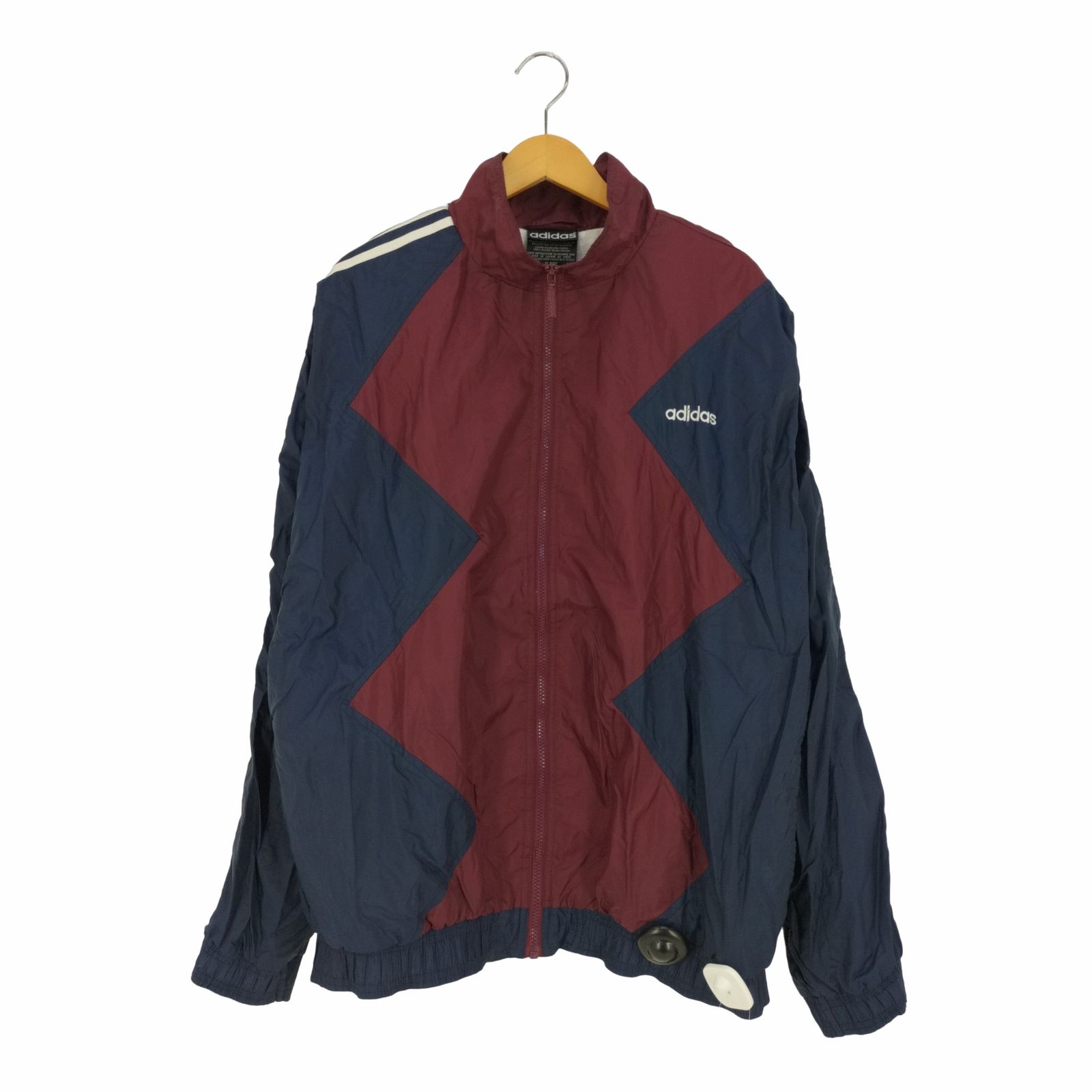 80s 国旗タグ アディダス ナイロンパーカー ジャージ トラックジャケット アディダス adidas 80S 万国旗タグ刺繍 ナイロン トラック
