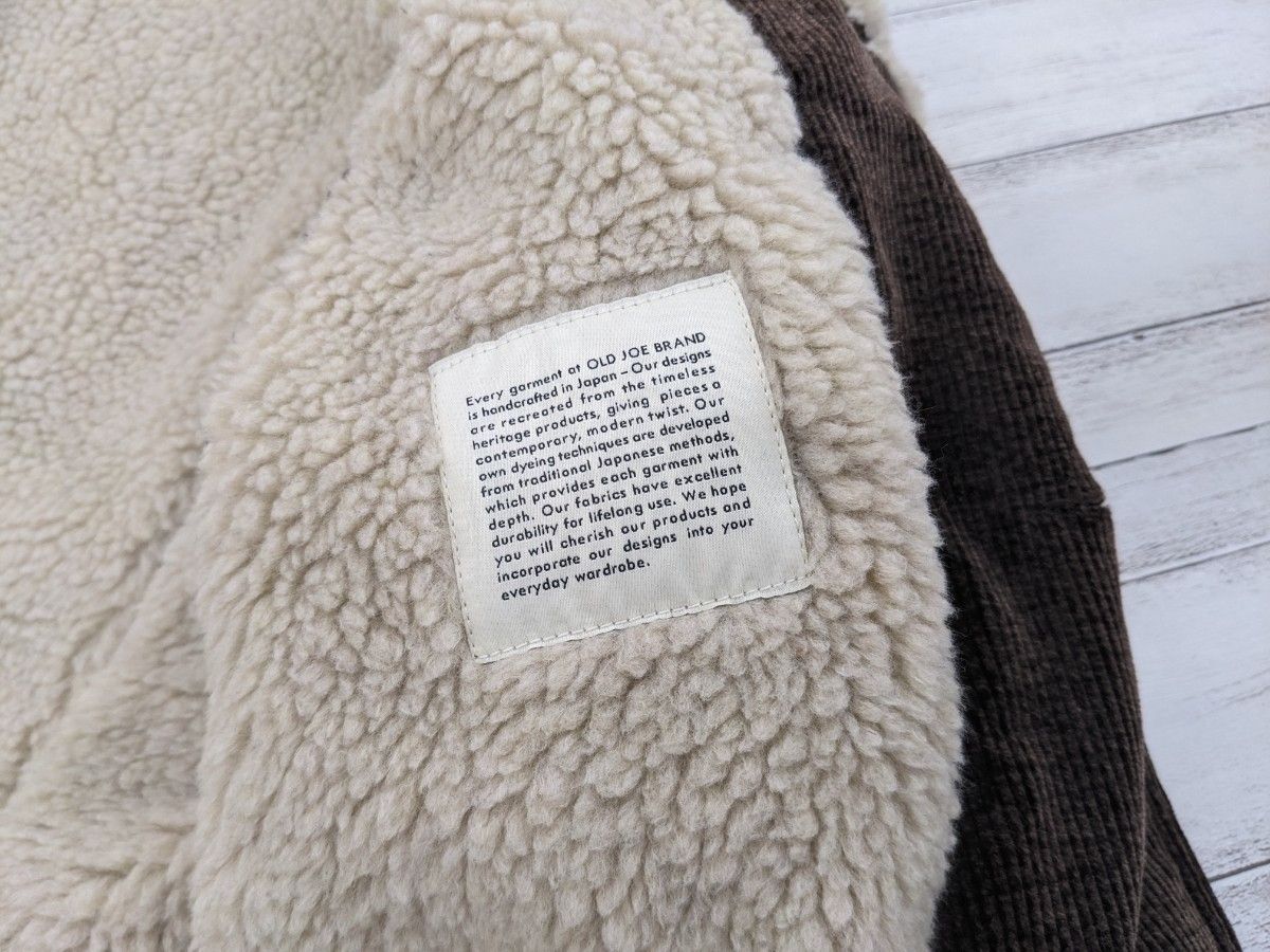 OLD JOE & CO. オールドジョー SHAWL COLLAR DRAIVERSCOAT ボア 