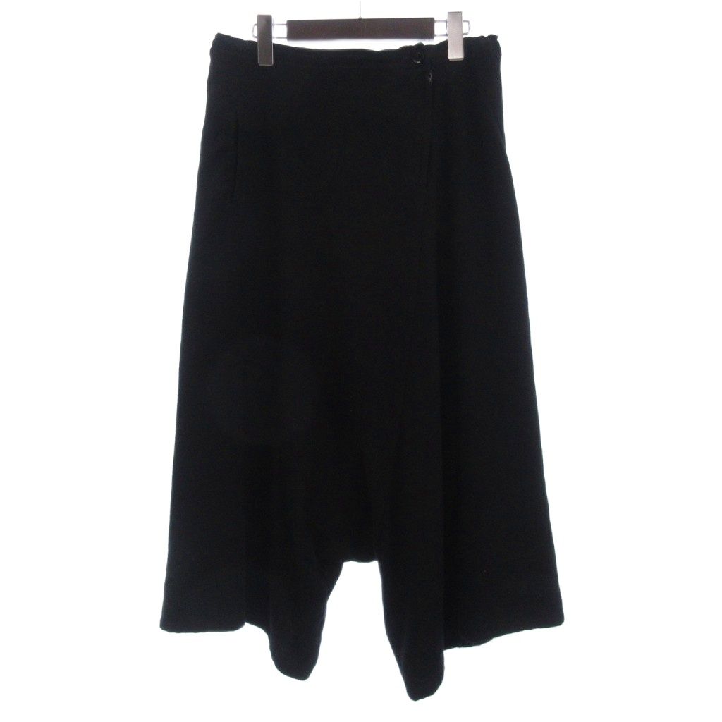 ワイズ Y s ヨウジヤマモト サルエルパンツ YM-P07-229 ウール 黒 ブラック 1